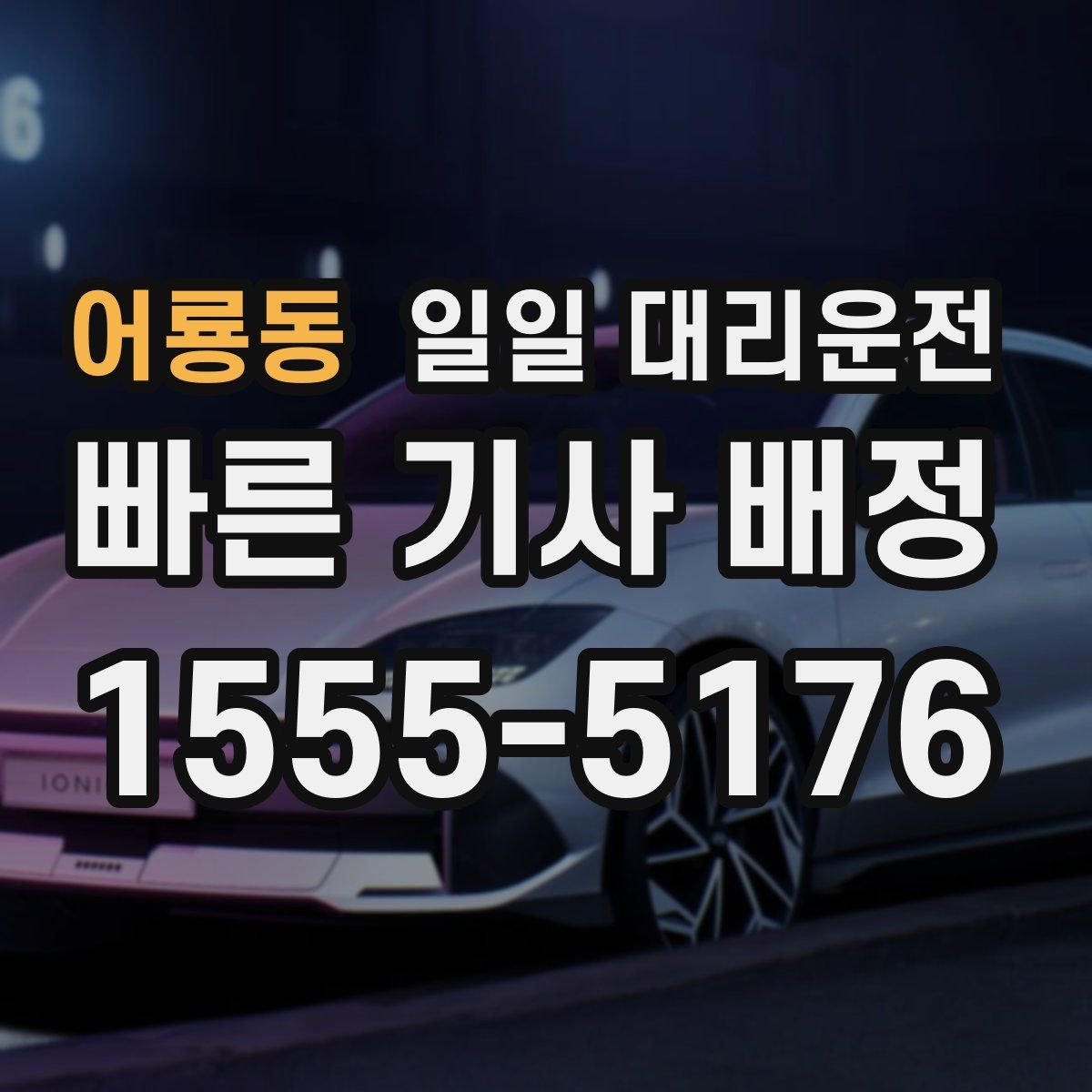 어룡동 일일 대리운전