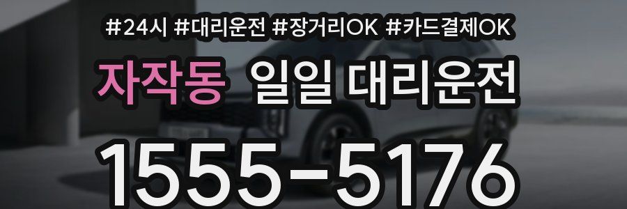 자작동 일일 대리운전