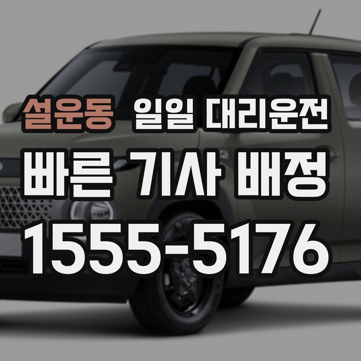 설운동 일일 대리운전