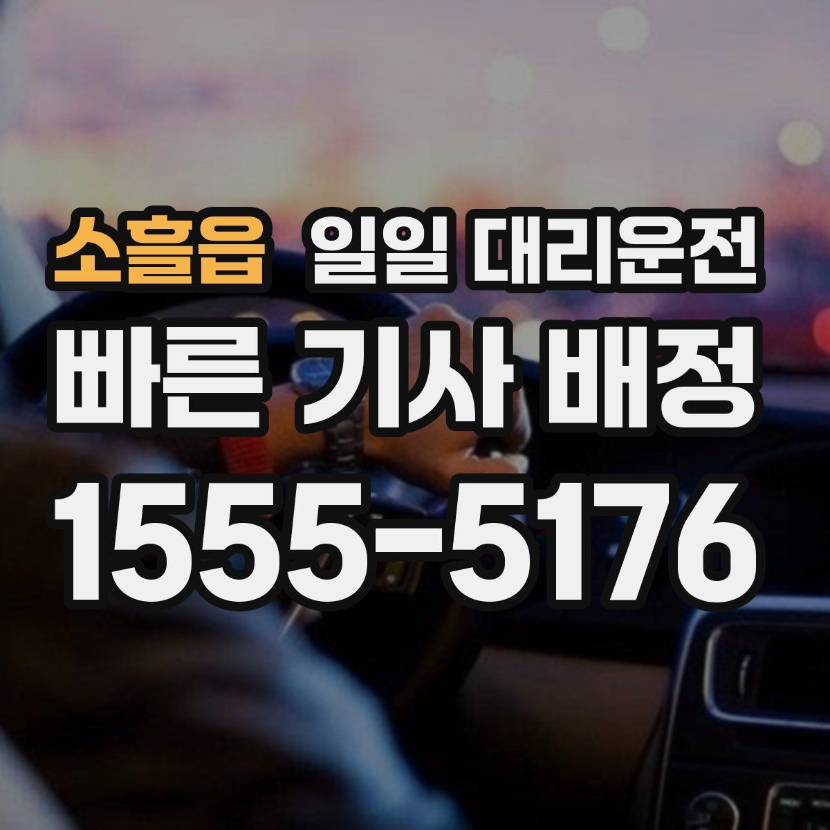 소흘읍 일일 대리운전