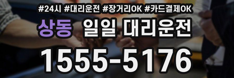 상동 일일 대리운전