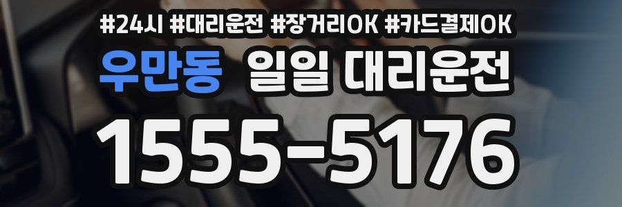 우만동 일일 대리운전