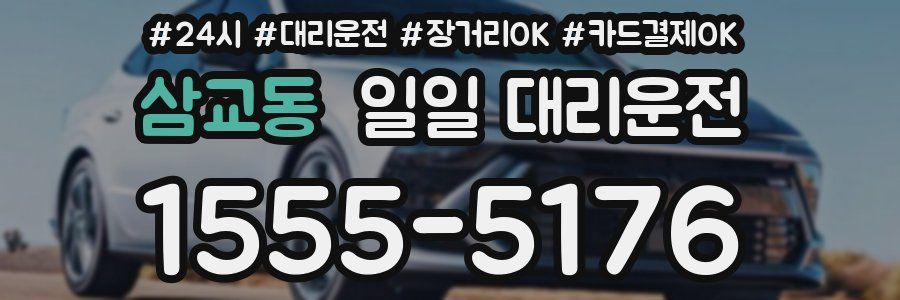 삼교동 일일 대리운전