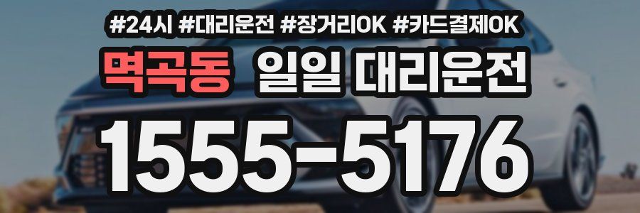 멱곡동 일일 대리운전