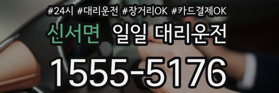 신서면 일일 대리운전