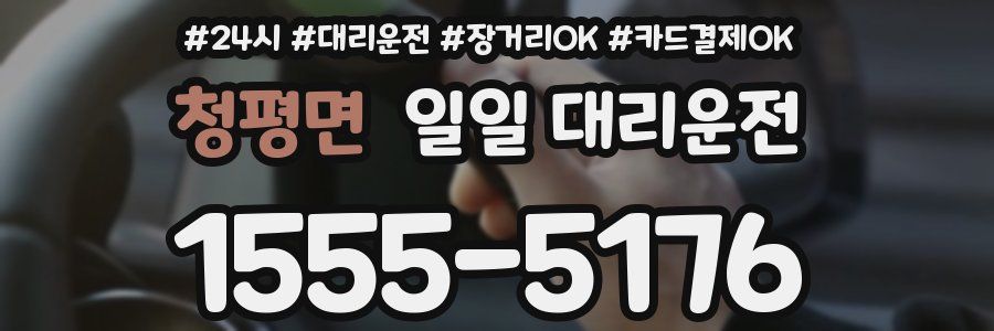 청평면 일일 대리운전