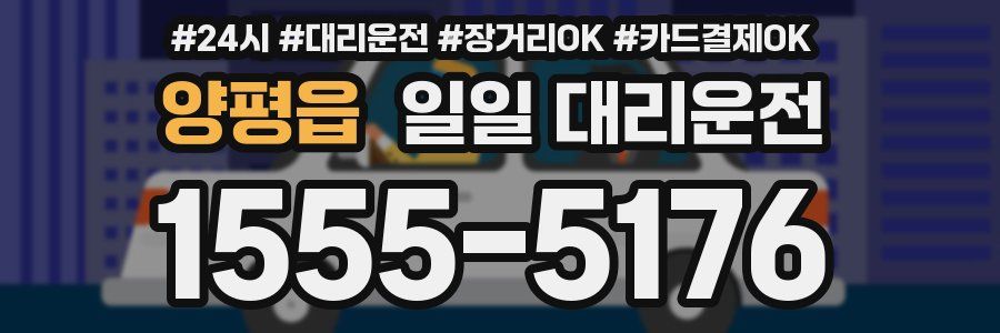 양평읍 일일 대리운전