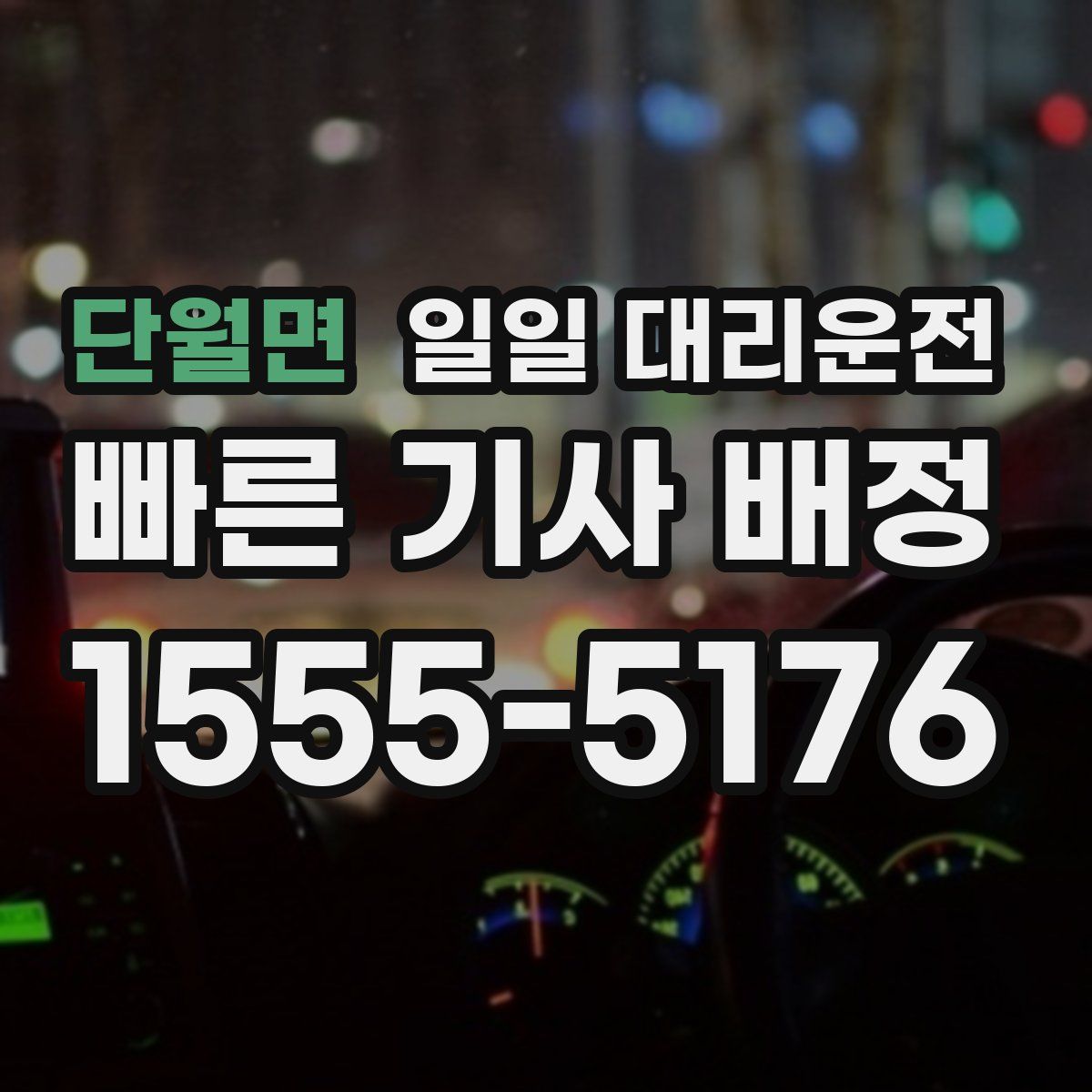 단월면 일일 대리운전