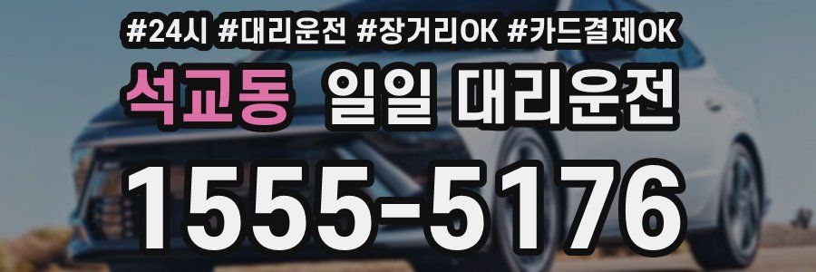 석교동 일일 대리운전