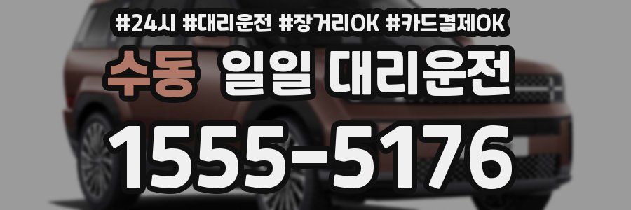 수동 일일 대리운전
