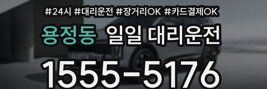 용정동 일일 대리운전