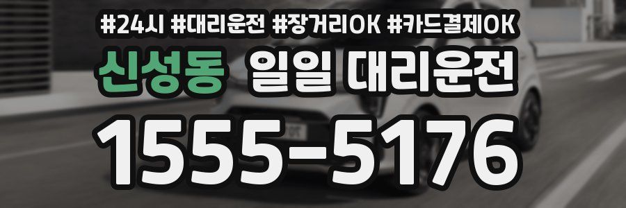 신성동 일일 대리운전
