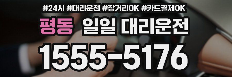 평동 일일 대리운전