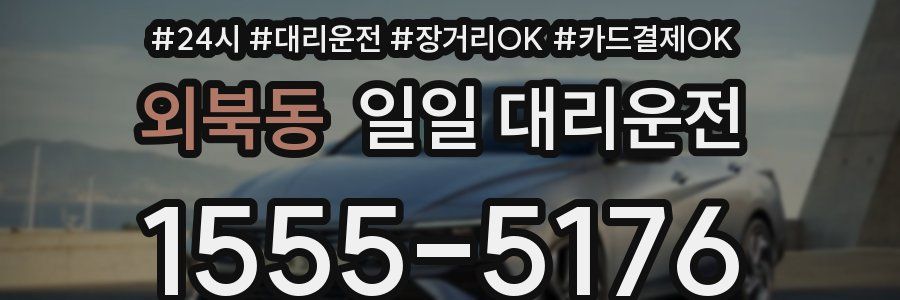 외북동 일일 대리운전