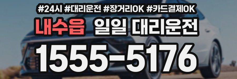 내수읍 일일 대리운전