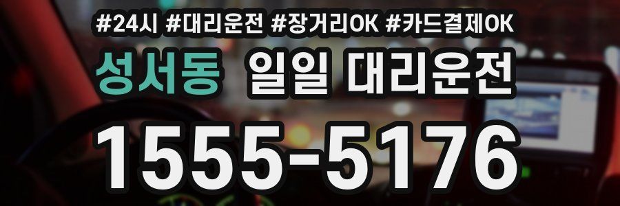 성서동 일일 대리운전