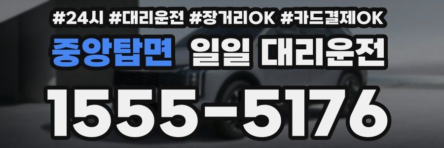 중앙탑면 일일 대리운전