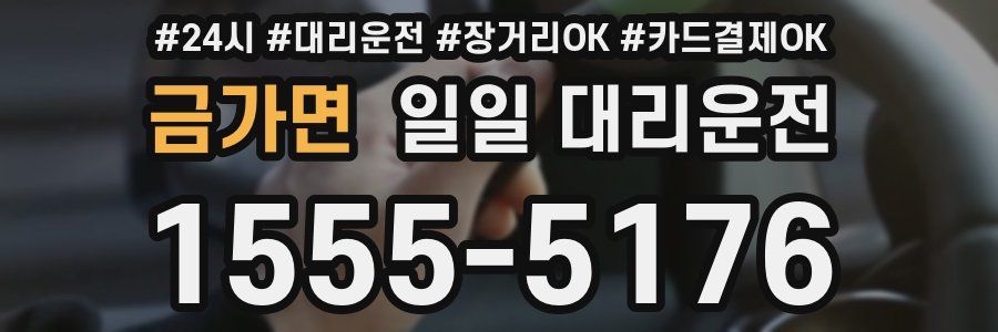 금가면 일일 대리운전