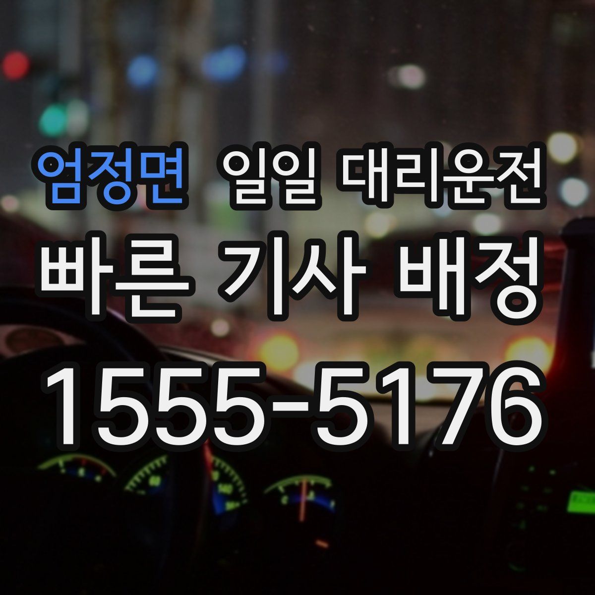 엄정면 일일 대리운전