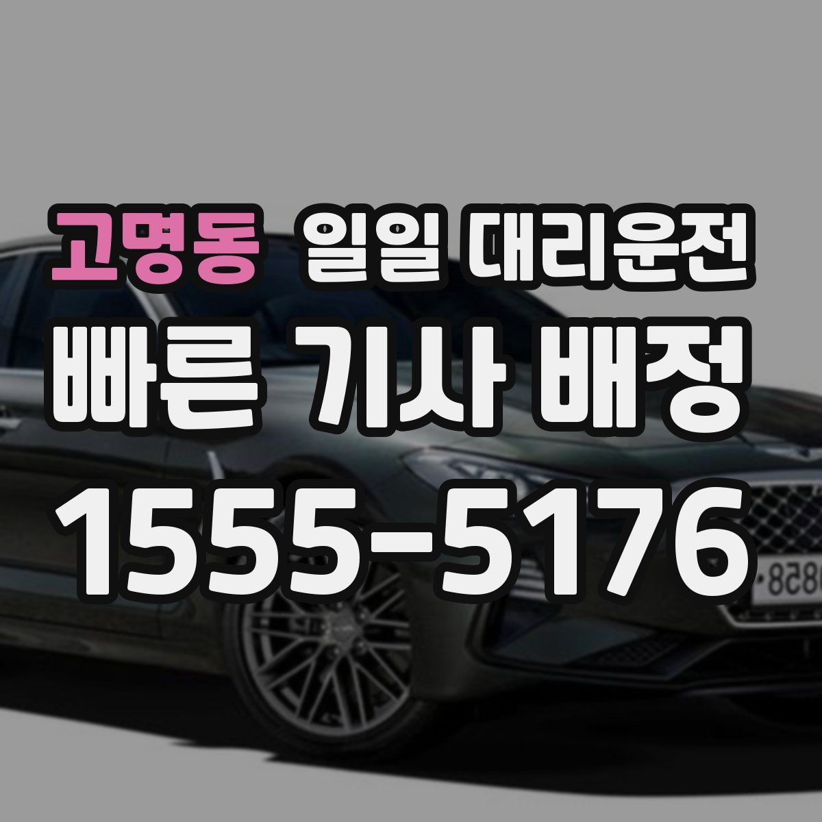 고명동 일일 대리운전