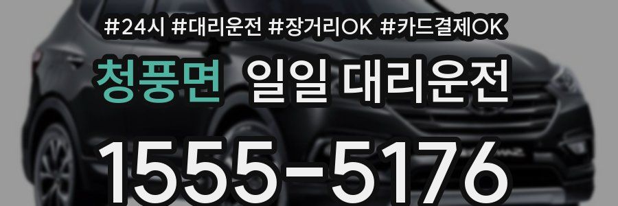 청풍면 일일 대리운전