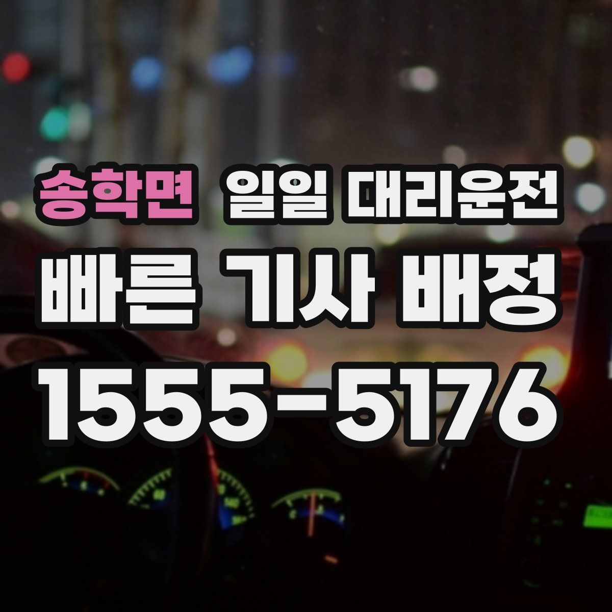 송학면 일일 대리운전
