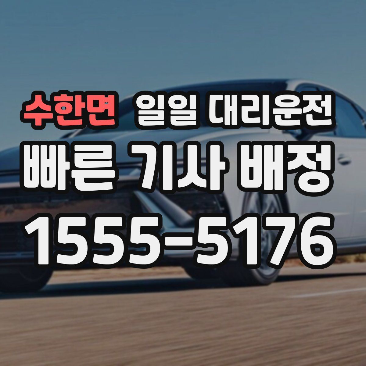 수한면 일일 대리운전