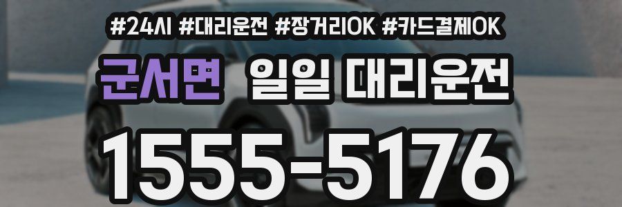 군서면 일일 대리운전