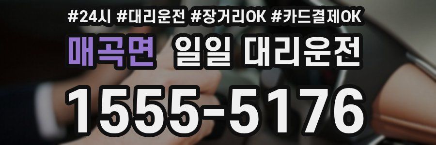 매곡면 일일 대리운전