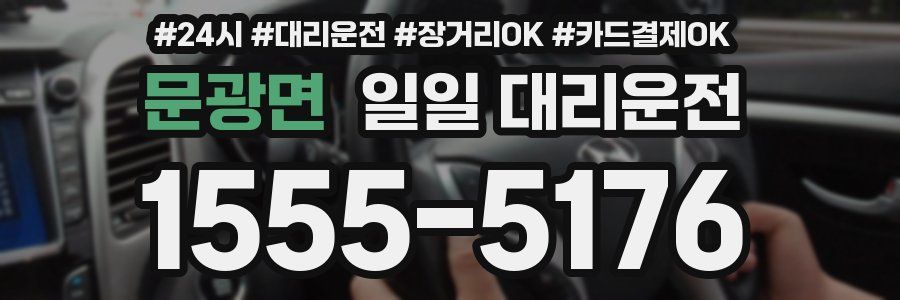 문광면 일일 대리운전
