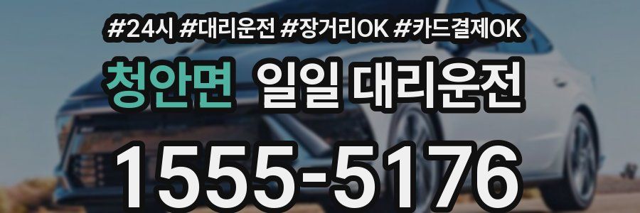 청안면 일일 대리운전