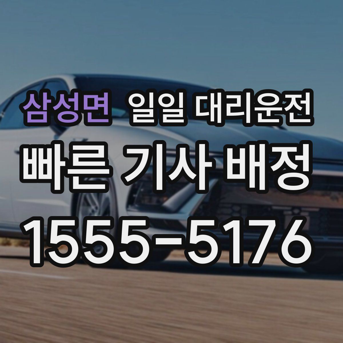삼성면 일일 대리운전