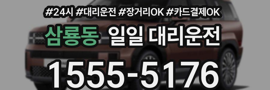 삼룡동 일일 대리운전