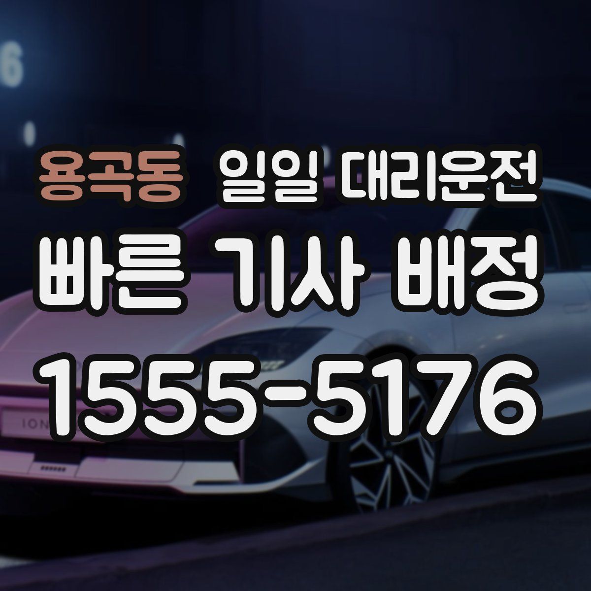 용곡동 일일 대리운전