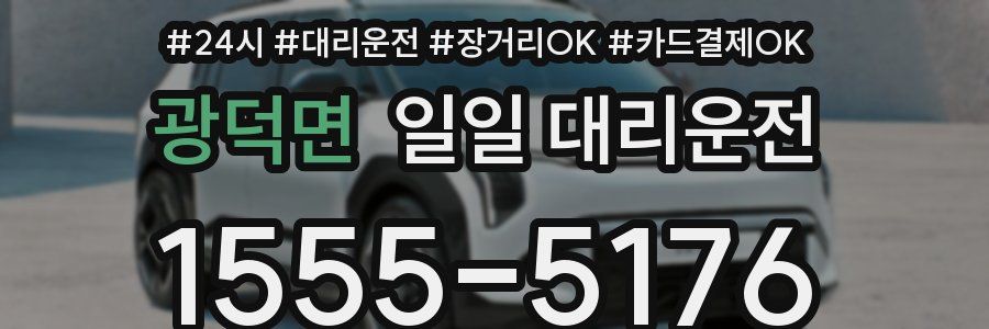 광덕면 일일 대리운전