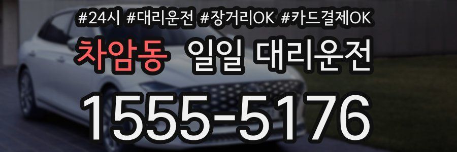 차암동 일일 대리운전