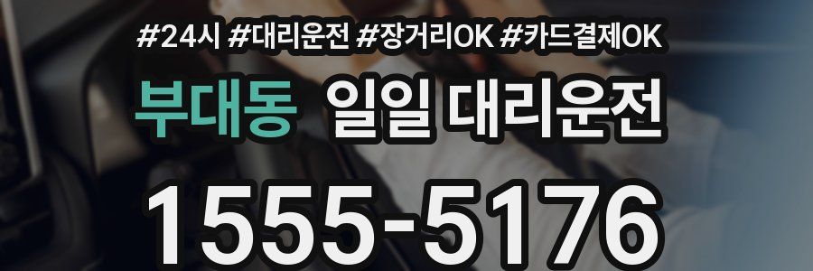 부대동 일일 대리운전