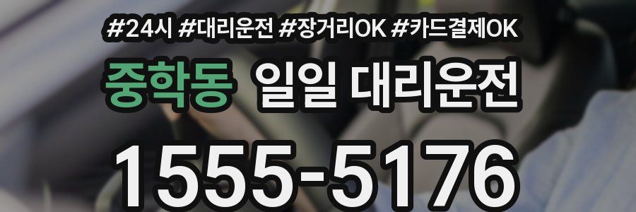 중학동 일일 대리운전