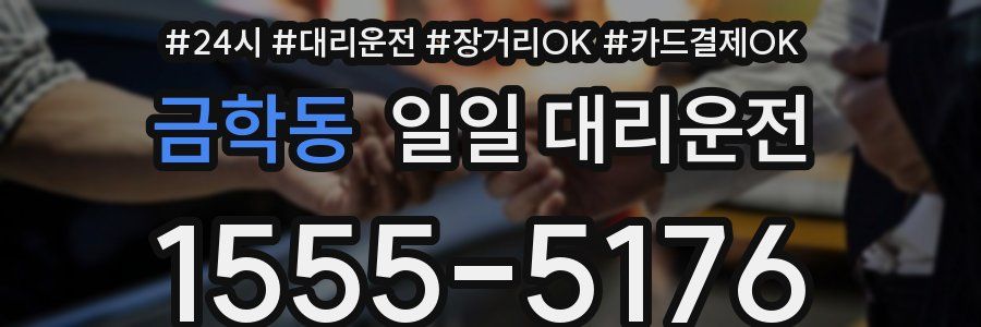 금학동 일일 대리운전
