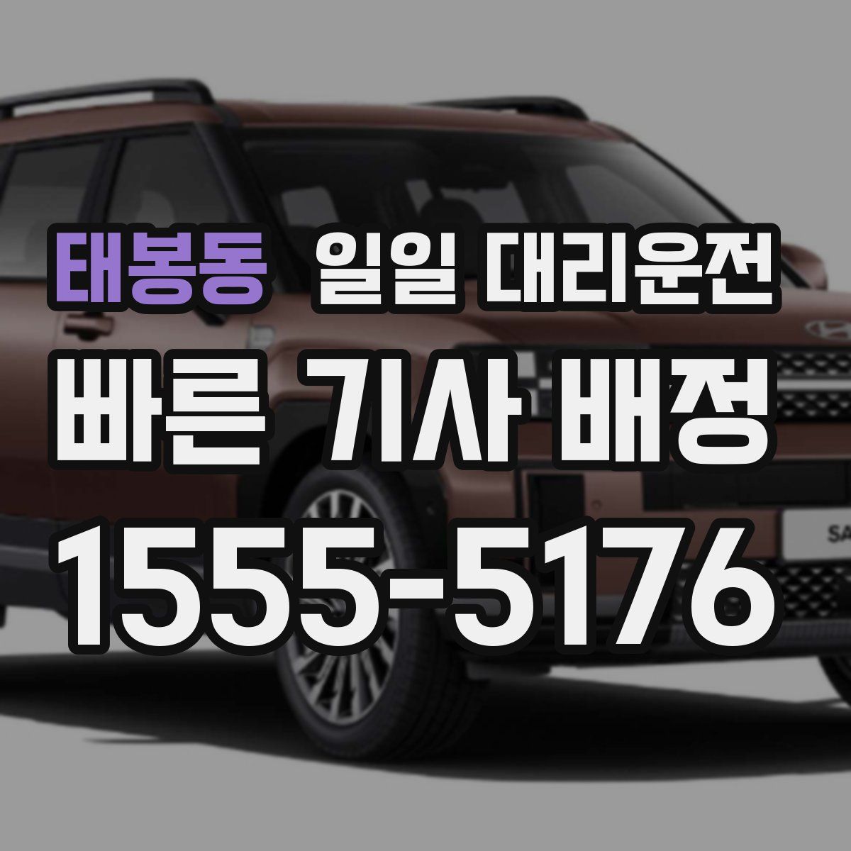 태봉동 일일 대리운전
