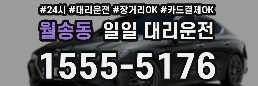 월송동 일일 대리운전