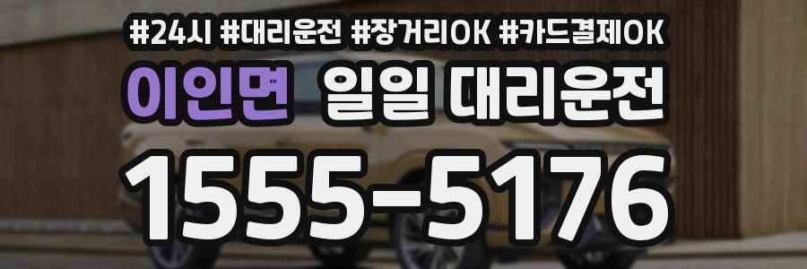 이인면 일일 대리운전