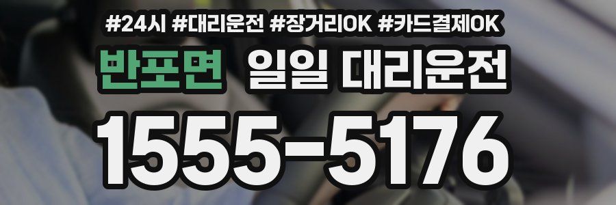 반포면 일일 대리운전