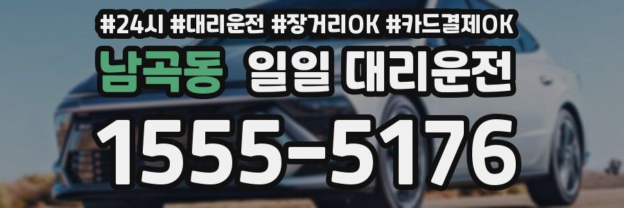 남곡동 일일 대리운전