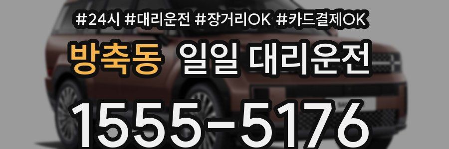 방축동 일일 대리운전
