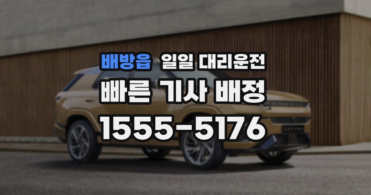 배방읍 일일 대리운전