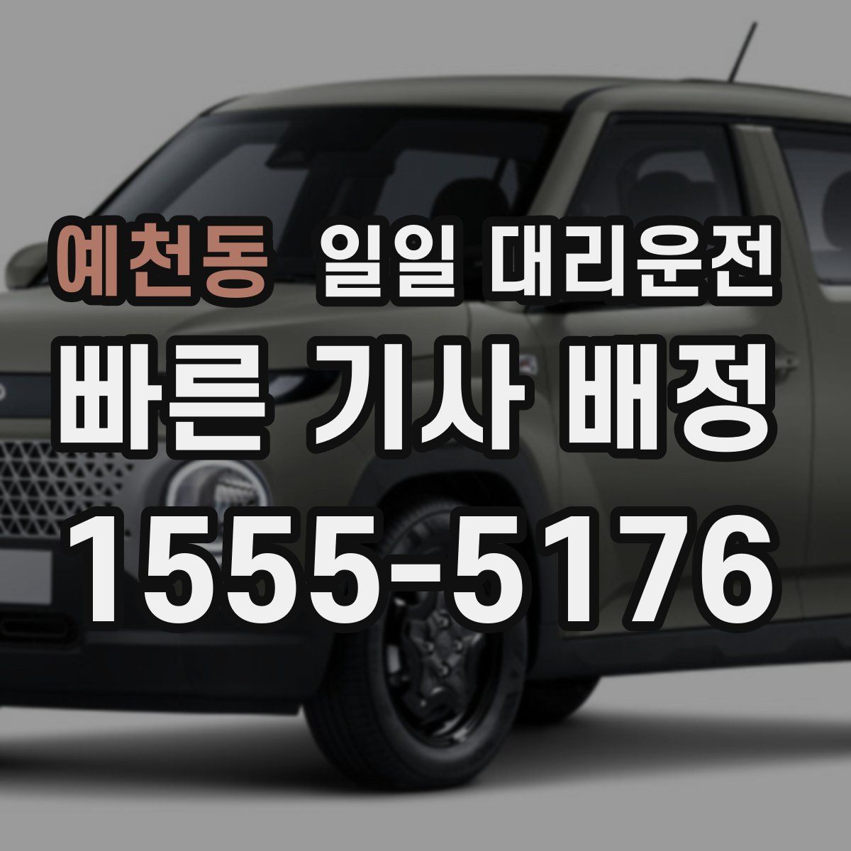 예천동 일일 대리운전
