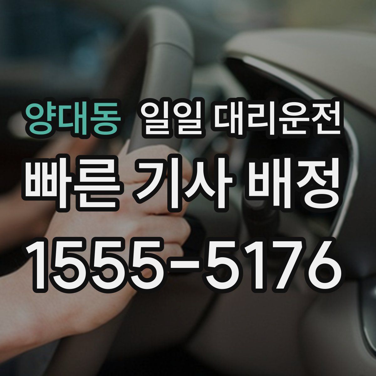 양대동 일일 대리운전