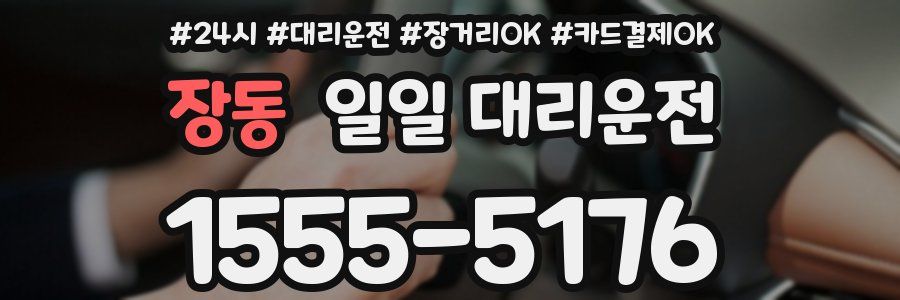 장동 일일 대리운전