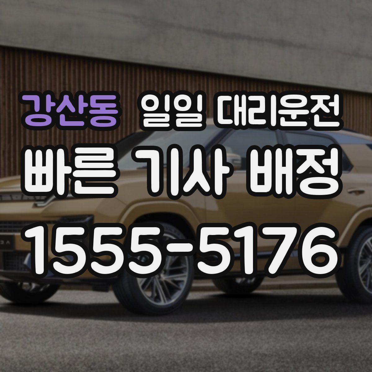 강산동 일일 대리운전
